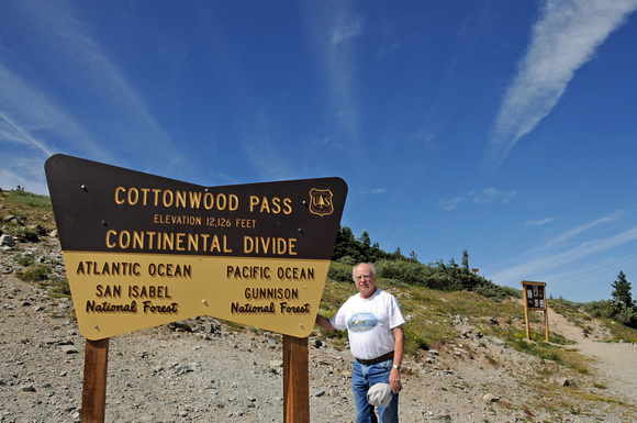 Cottonwood Pass between Buena Vista and Taylor Reservoir