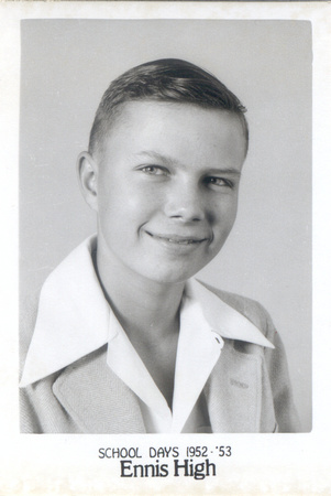 Duwain - Freshman year 1952 - 1953